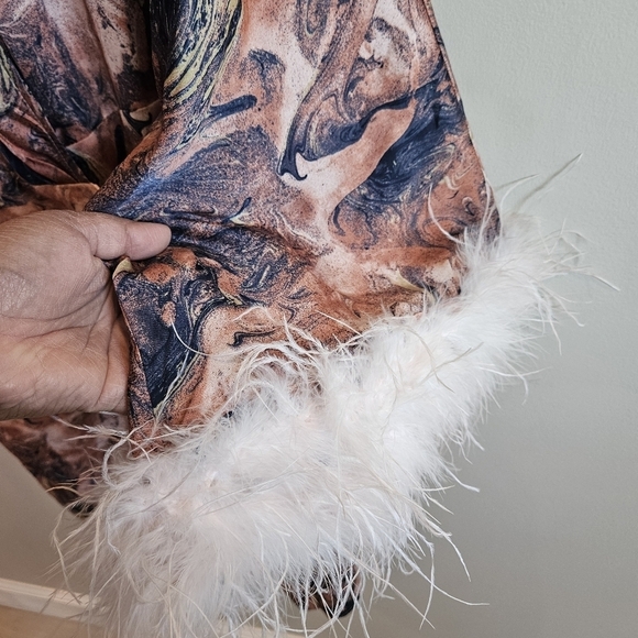 Buddylove Anisa Feather Cuff Mini Dress NWT - Picture 8 of 12